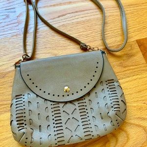 PURSE faux-leather pattern cut out!